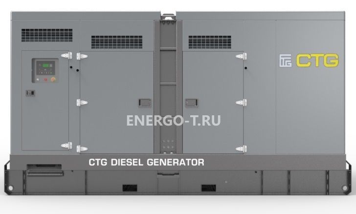 Дизельный генератор CTG 358C в кожухе с АВР