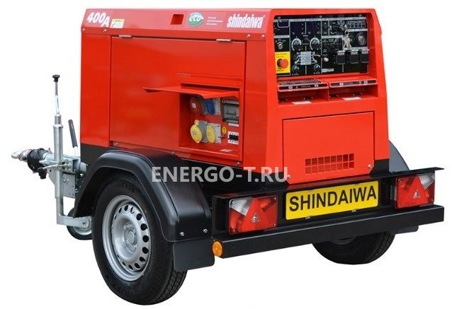 Дизельный генератор Сварочный генератор SHINDAIWA DGW400DMK-S1